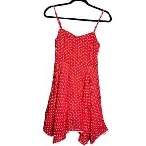 MINKPINK Polka Dot Skater Mini Retro Pin-up-Girl Slip Dress, size 8